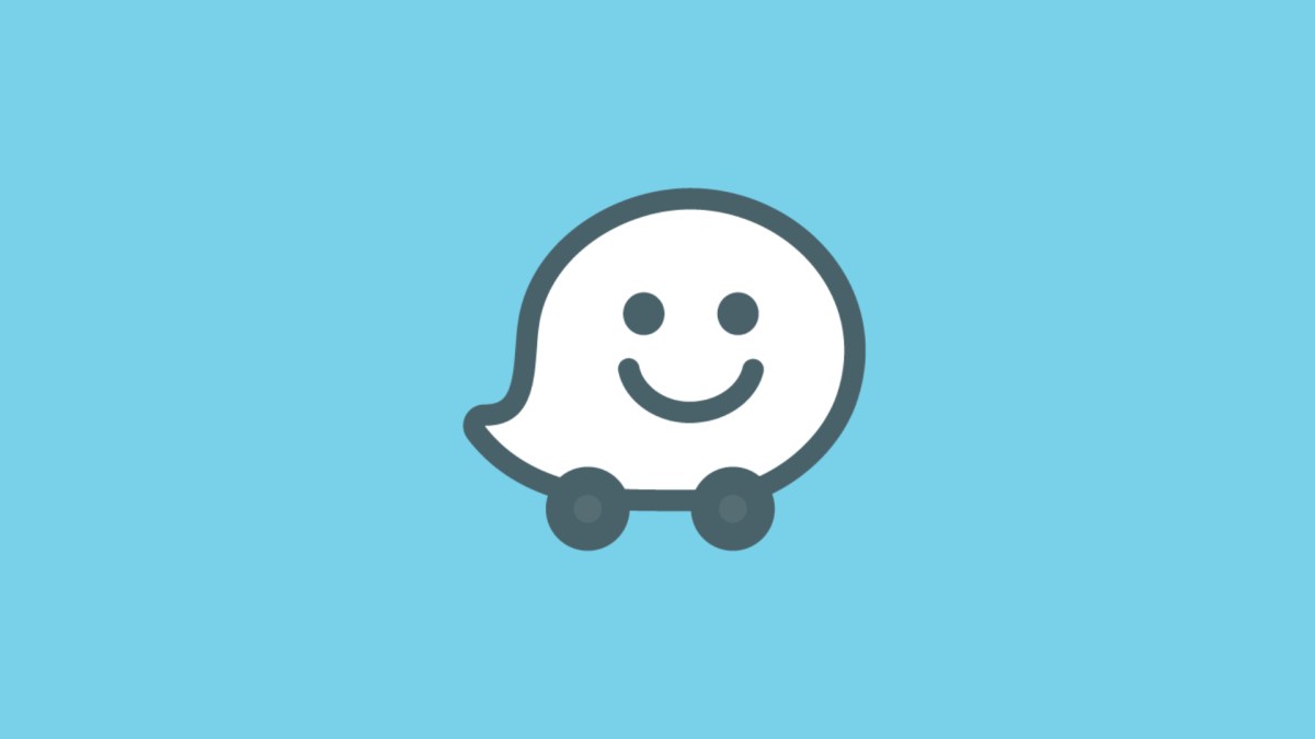 Le logo de l'application Waze. // Source : Facebook Waze (photo recardée et modifiée)