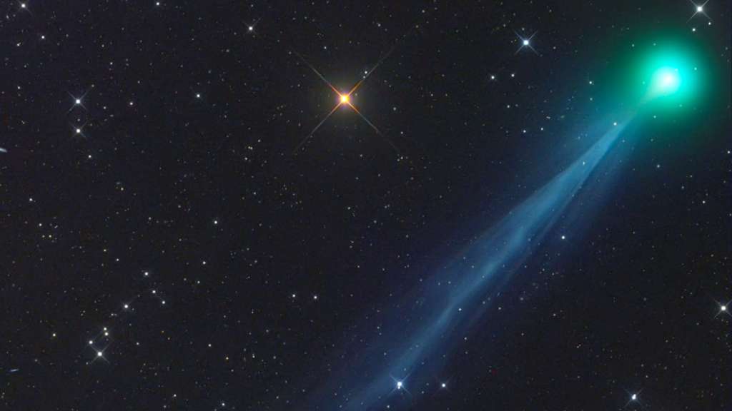 La comète C/2020 F8 (SWAN). // Source : Gerald Rhemann (photo recadrée)