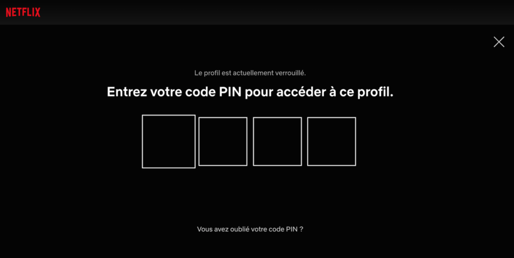 Capture d'écran Netflix