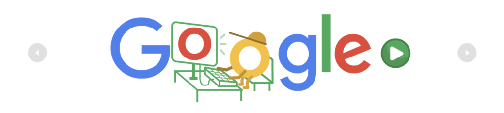 Le Google Doodle du jour // Source : Google