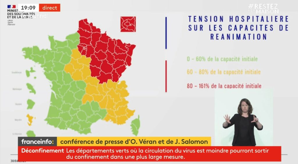 Saturation des services de réanimation // Source : URL