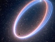 Une animation du mouvement de l'étoile S2. // Source : Capture d'écran YouTube ESO