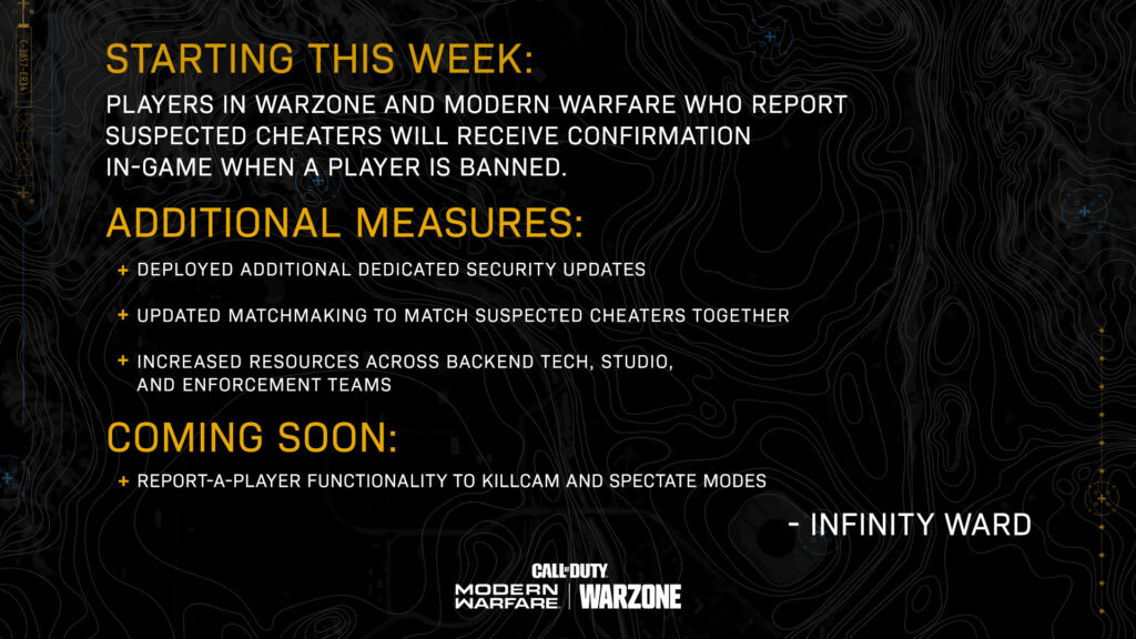 Nouvelles mesures contre la triche dans Call of Duty // Source : Activision & Infinity Ward Nouvelles mesures contre la triche dans Call of Duty // Source : Activision & Infinity Ward