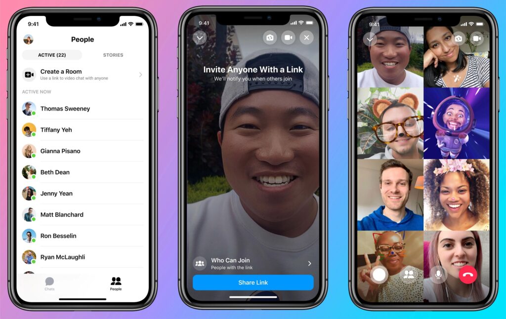 Facebook Messenger Rooms app Facebook Messenger Rooms app