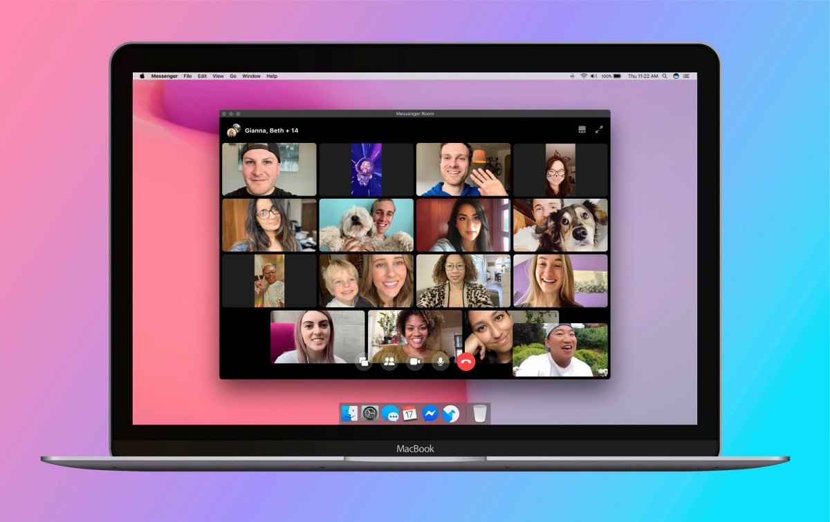 Facebook Messenger Rooms main // Source : Facebook