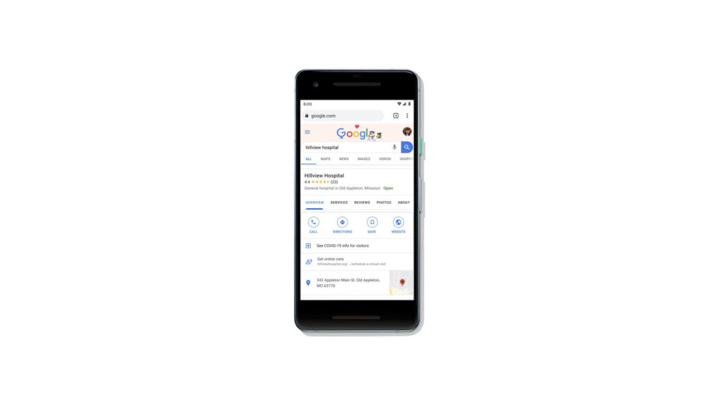 Google Health télémédecine