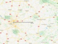 Google Maps 100 km