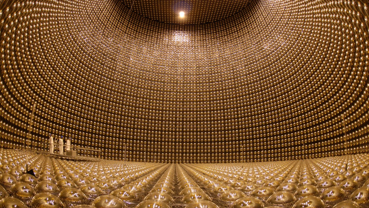 C'est dans ce type d'observatoire que les neutrinos ont été détectés et mesurés. // Source : Kamioka Observatory, Institute for Cosmic Ray Research