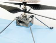 Le modèle de vol d'Ingenuity (Mars Helicopter). // Source : NASA/JPL-Caltech (photo recadrée)