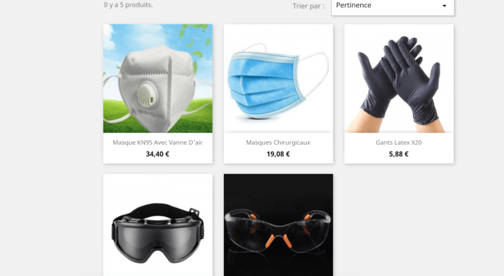 Capture d'écran du site en question Capture d'écran du site en question