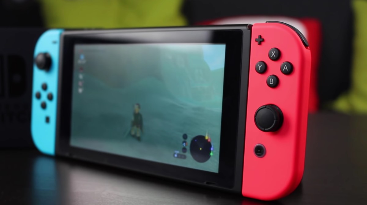 Une Nintendo Switch  // Source : YouTube