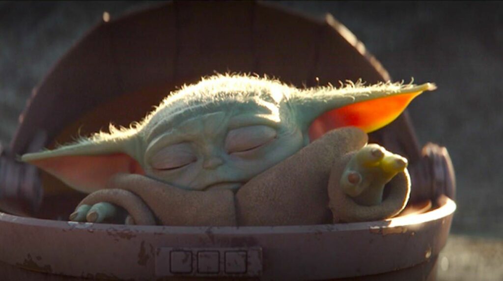 The Child dans The Mandalorian // Source : Disney+ The Child dans The Mandalorian // Source : Disney+