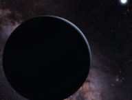 Vue d'artiste de la Planète Neuf. // Source : Wikimedia/CC/Tomruen, ESO (image recadrée et modifiée)