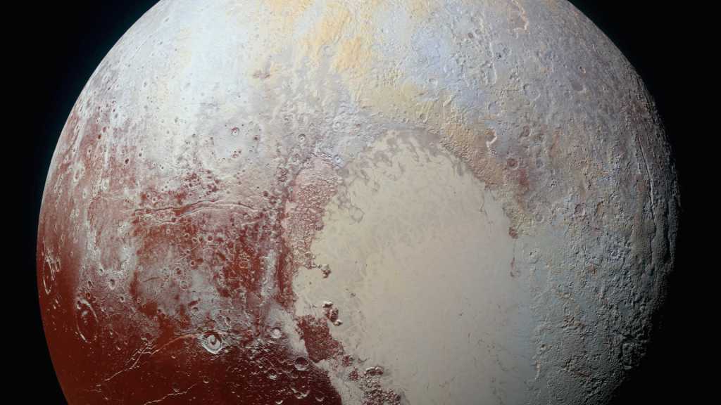 Pluton. // Source : Wikimedia/CC/NASA / Johns Hopkins University Applied Physics Laboratory / Southwest Research Institute (photo recadrée)