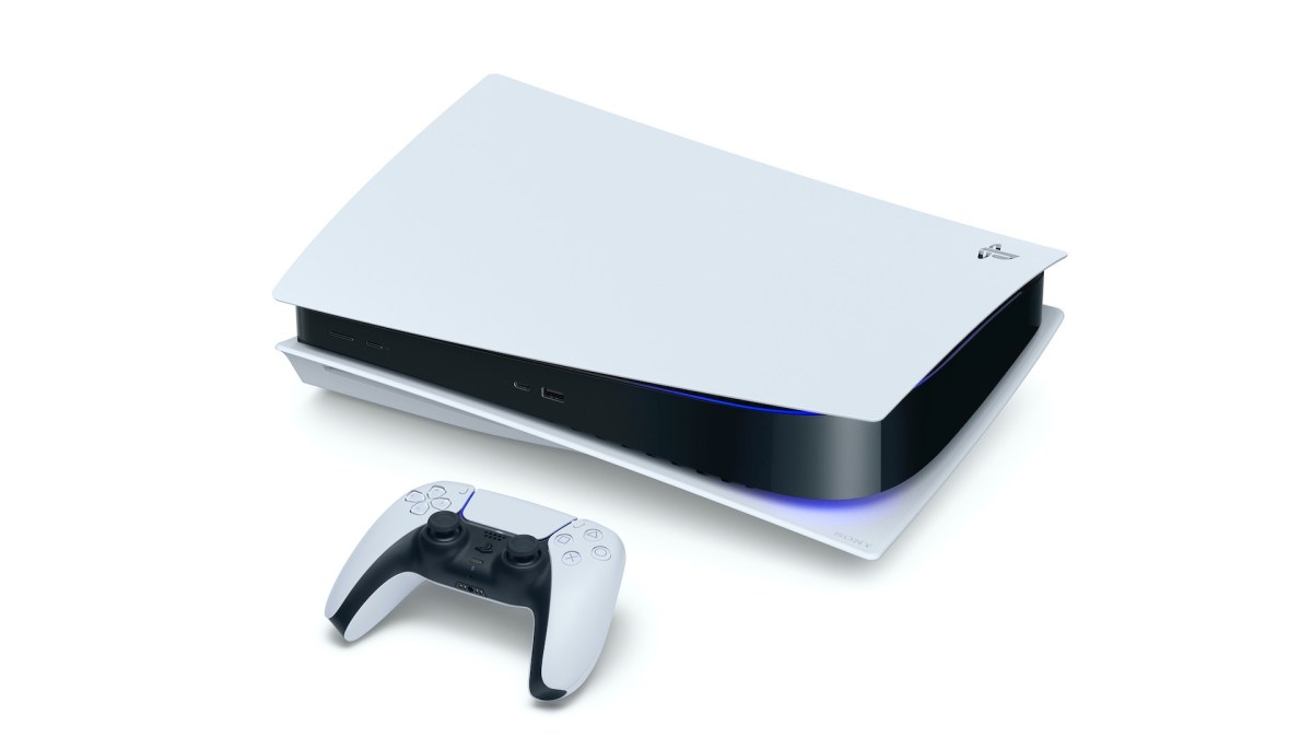 PS5 à l'horizontale // Source : Sony