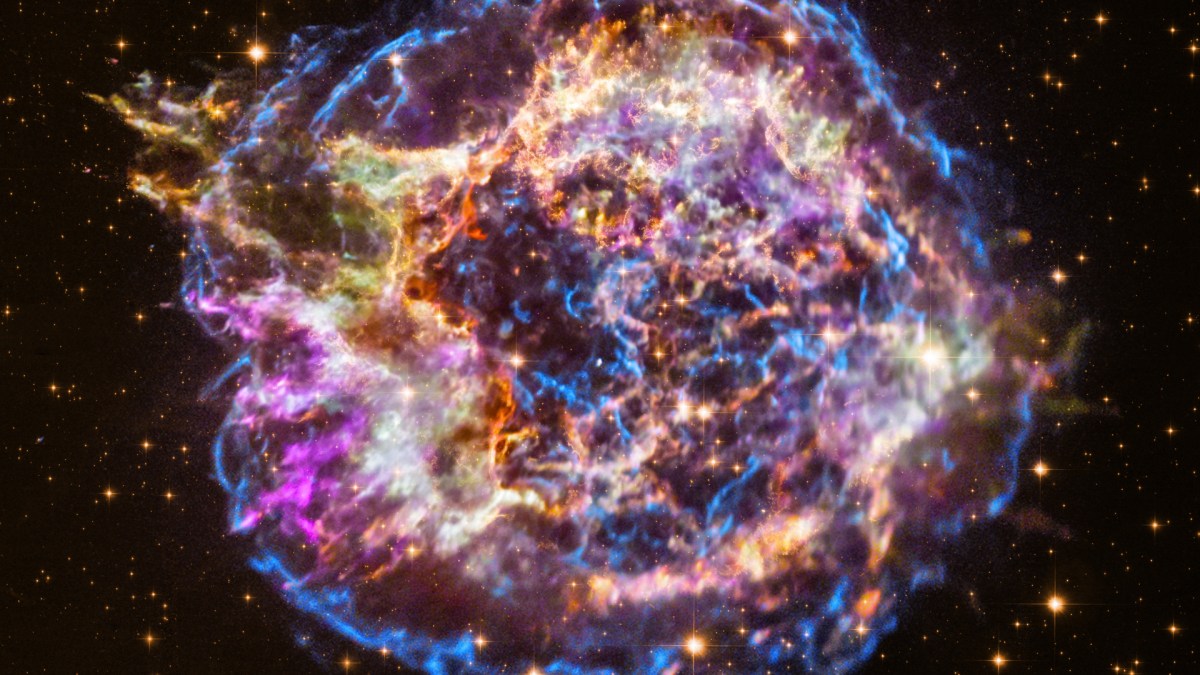 Un rémanent de supernova. // Source : Flickr/CC/Nasa's Marshall Space Flight Center (photo recadrée)