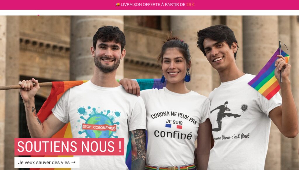 Capture d'écran du site en question Capture d'écran du site en question