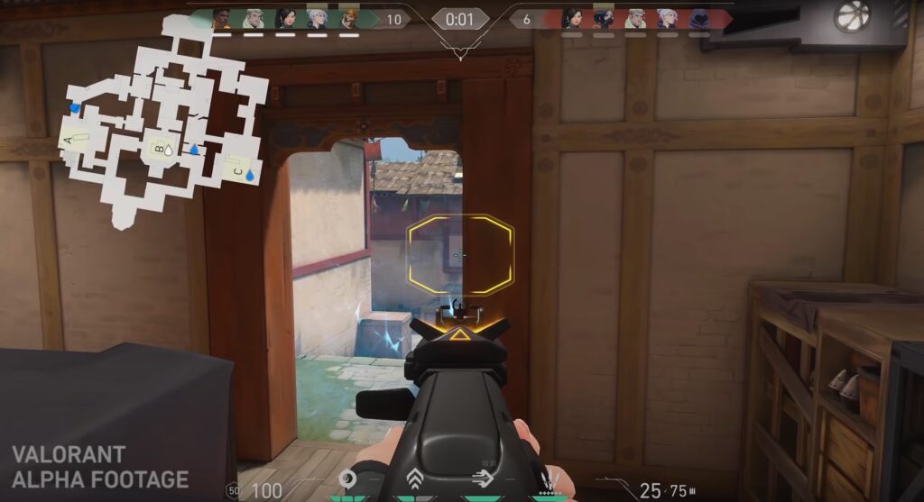 Capture d'écran de gameplay de Valorant // Source : YouTube/Valorant