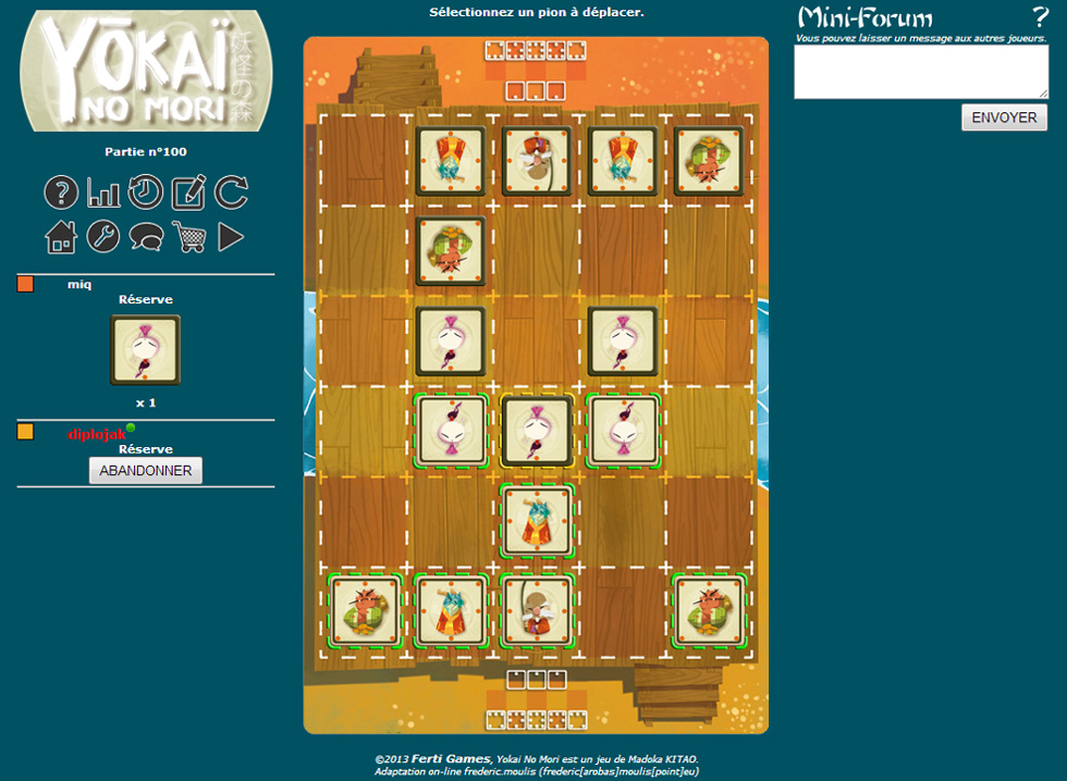 Yōkaï no Mori sur Boîte à Jeux Yōkaï no Mori sur Boîte à Jeux