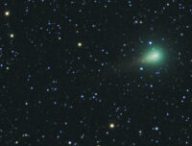 La comète Atlas le 2 avril 2020. // Source : Flickr/CC/Dominique Dierick (photo recadrée)