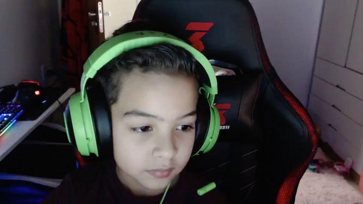 Zenon, jeune joueur de Fortnite // Source : Twitter Zenon