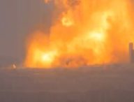 Explosion d'un prototype SpaceX le 29 mai // Source : Capture YouTube