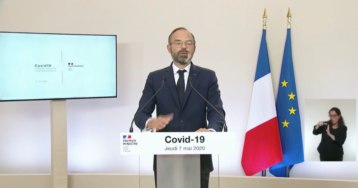 Edouard Philippe ce 7 mai 2020 // Source : Capture d'écran