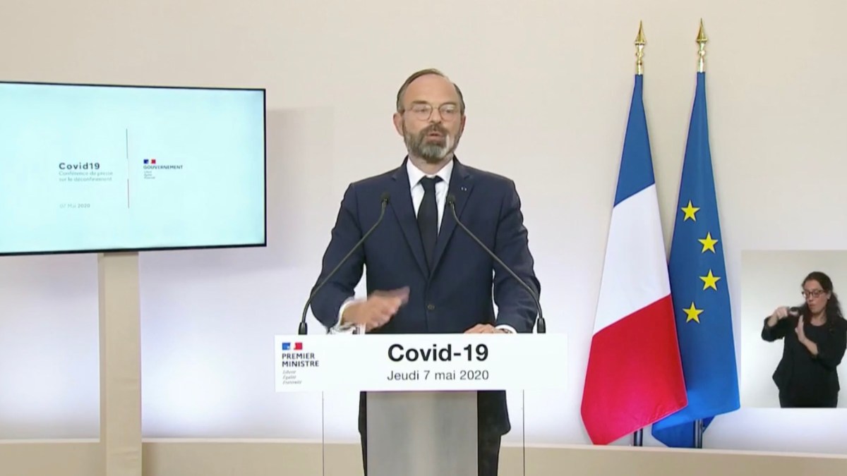 Edouard Philippe ce 7 mai 2020 // Source : Capture d'écran