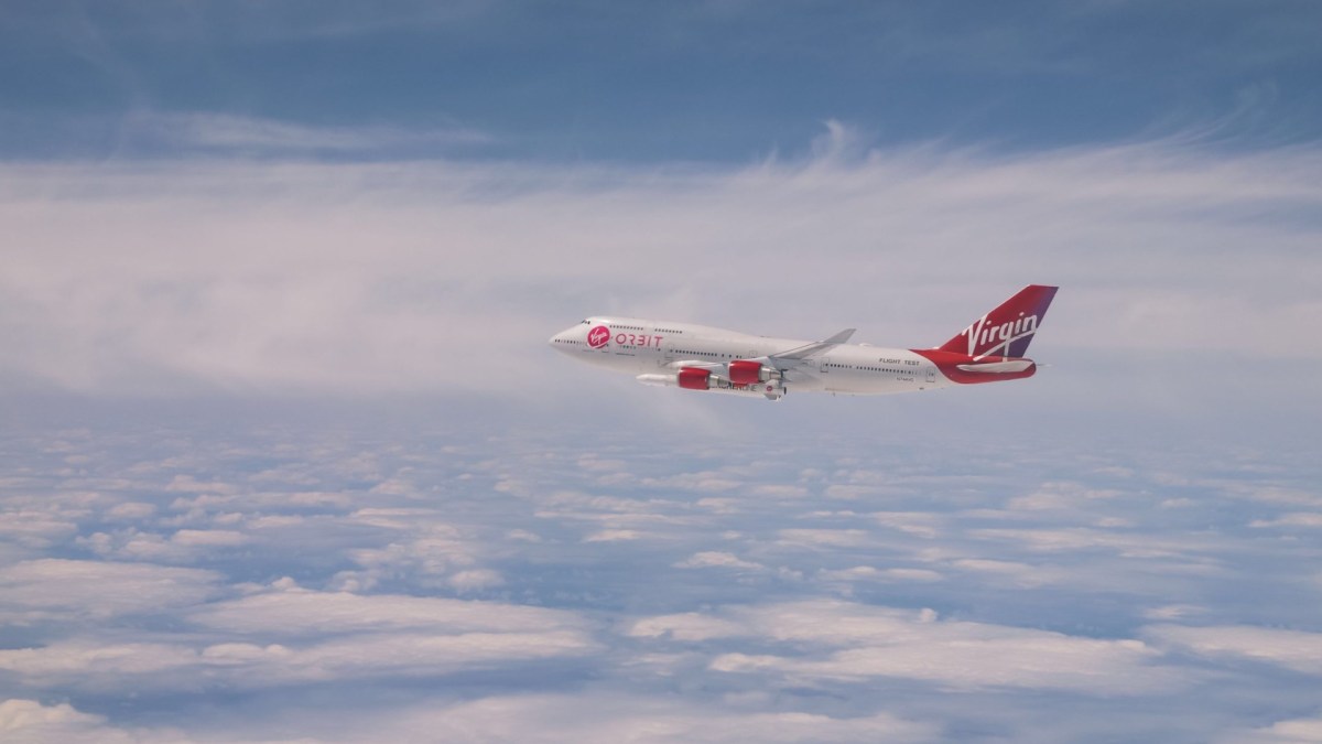 Cosmic Girl. // Source : Virgin Orbit (photo recadrée)