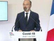 Edouard Philippe ce 7 mai 2020 // Source : Capture d'écran de la conférence de presse de l'Elysée