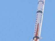Une fusée Long March 2D. // Source : Wikimedia/CC/Cristóbal Alvarado Minic (photo recadrée)