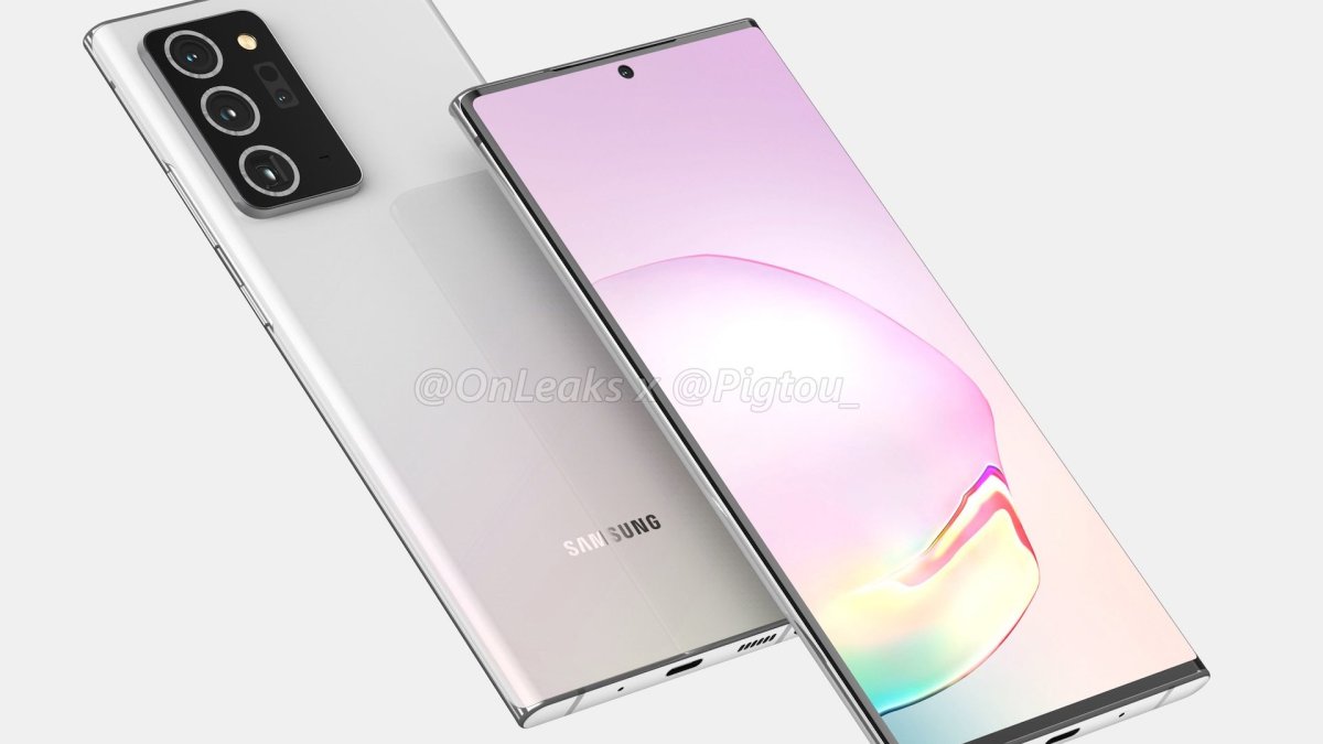 Leak Samsung Note 20+ // Source : Pigtou
