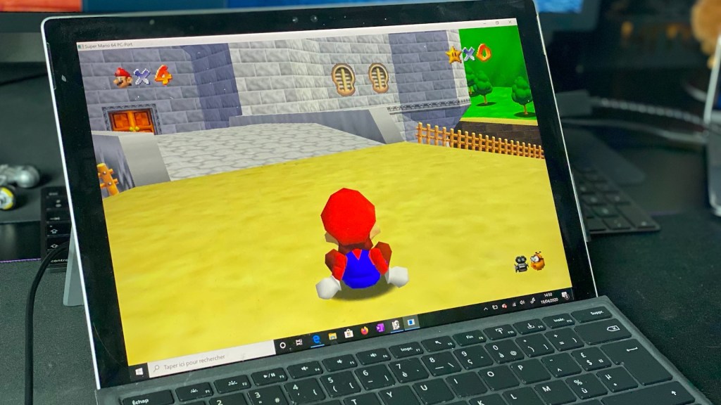 Super Mario 64 sur PC // Source : Maxime Claudel pour Numerama