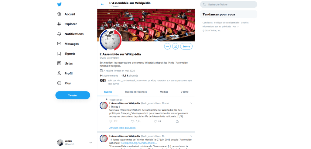 L'Assemblée sur Wikipédia L'Assemblée sur Wikipédia