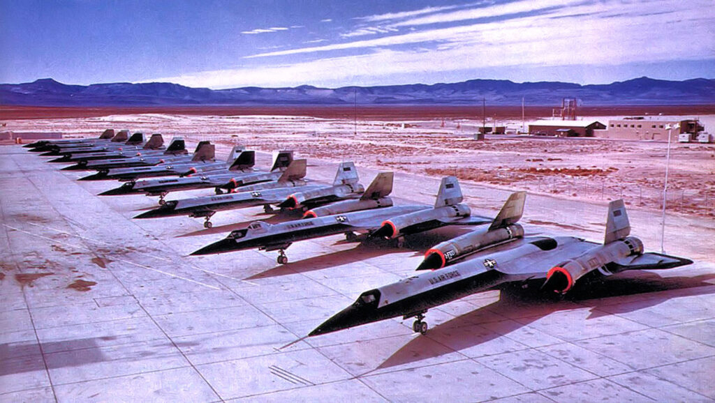 Lockheed A-12 Oxcart parking