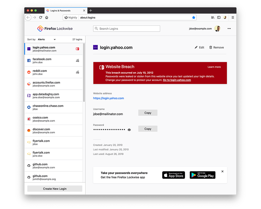 Lockwise alerte Lockwise alerte