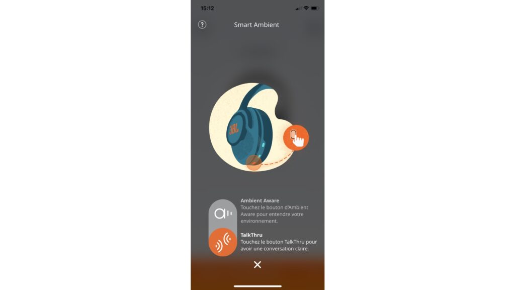 Application JBL Club One // Source : Maxime Claudel pour Numerama Application JBL Club One // Source : Maxime Claudel pour Numerama