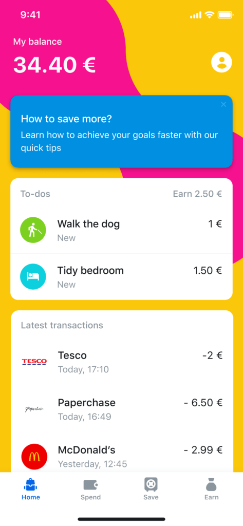 Revolut Junior // Source : Revolut Revolut Junior // Source : Revolut