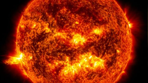 Le Soleil. // Source : Flickr/CC/NASA/Goddard/SDO (photo recadrée)