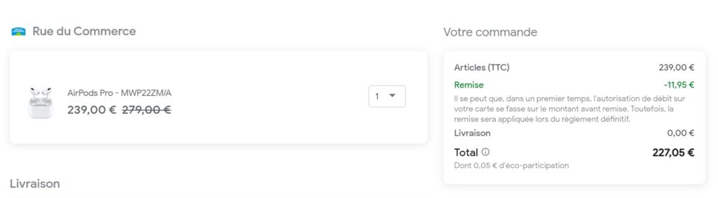 AirPods Pro code promo acheter sur google bon prix AirPods Pro code promo acheter sur google bon prix