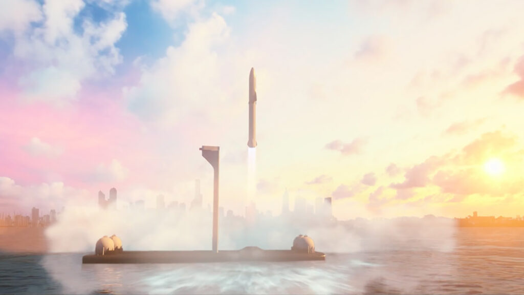BFR SpaceX Starship spatioport