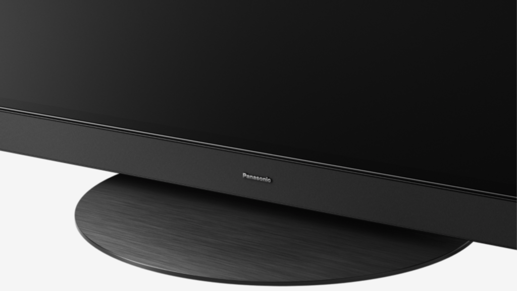 Le pied du téléviseur OLED Panasonic HZ1500 // Source : Panasonic Le pied du téléviseur OLED Panasonic HZ1500 // Source : Panasonic