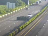 Accident Tesla Model 3 et camion // Source : Capture YouTube