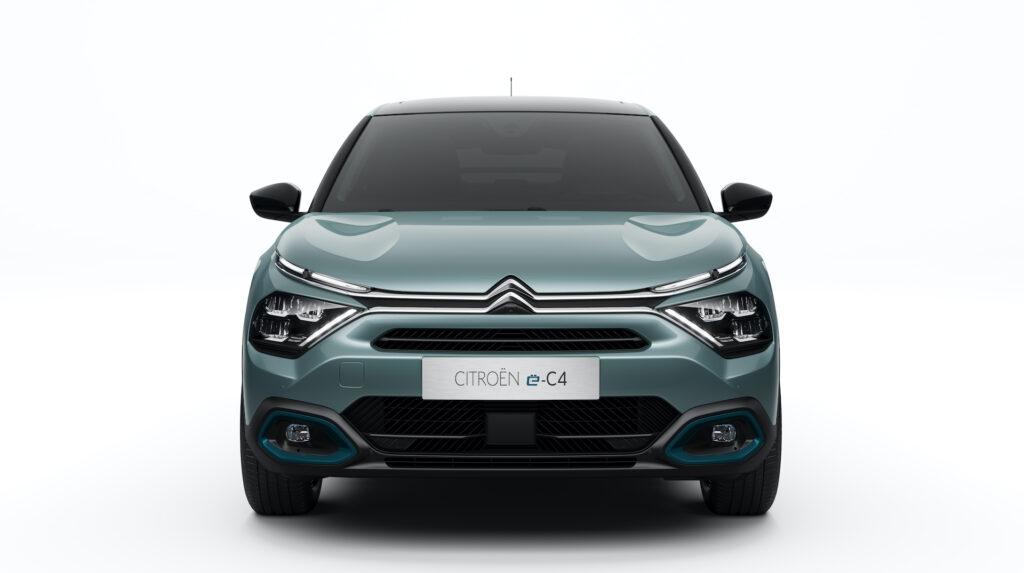 Avant de la Citroën ë-C4 // Source : Citroën Avant de la Citroën ë-C4 // Source : Citroën