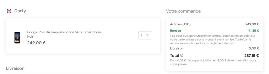 code promo google pixel 3a acheter sur google code promo google pixel 3a acheter sur google