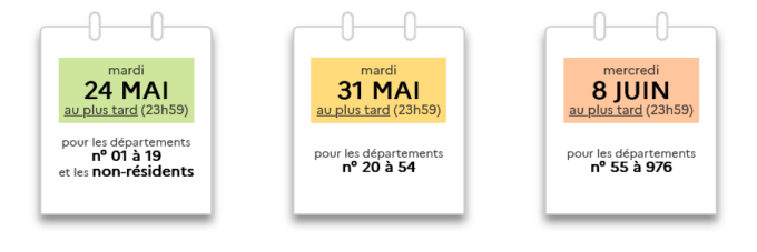 Date déclaration des revenus 2022 Date déclaration des revenus 2022