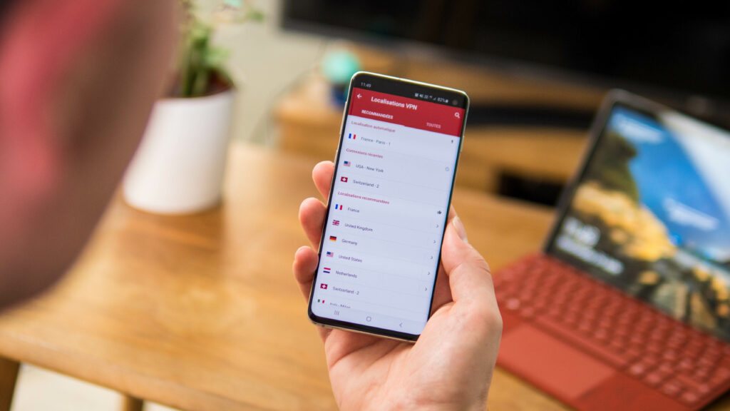 Une liste de serveur sur l'application Android ExpressVPN. Une liste de serveur sur l'application Android ExpressVPN.