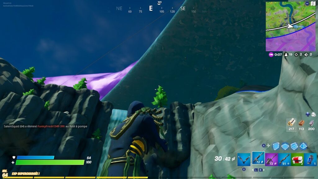 La tempête est désormais un Tsunami // Source : Capture d'écran Fortnite La tempête est désormais un Tsunami // Source : Capture d'écran Fortnite