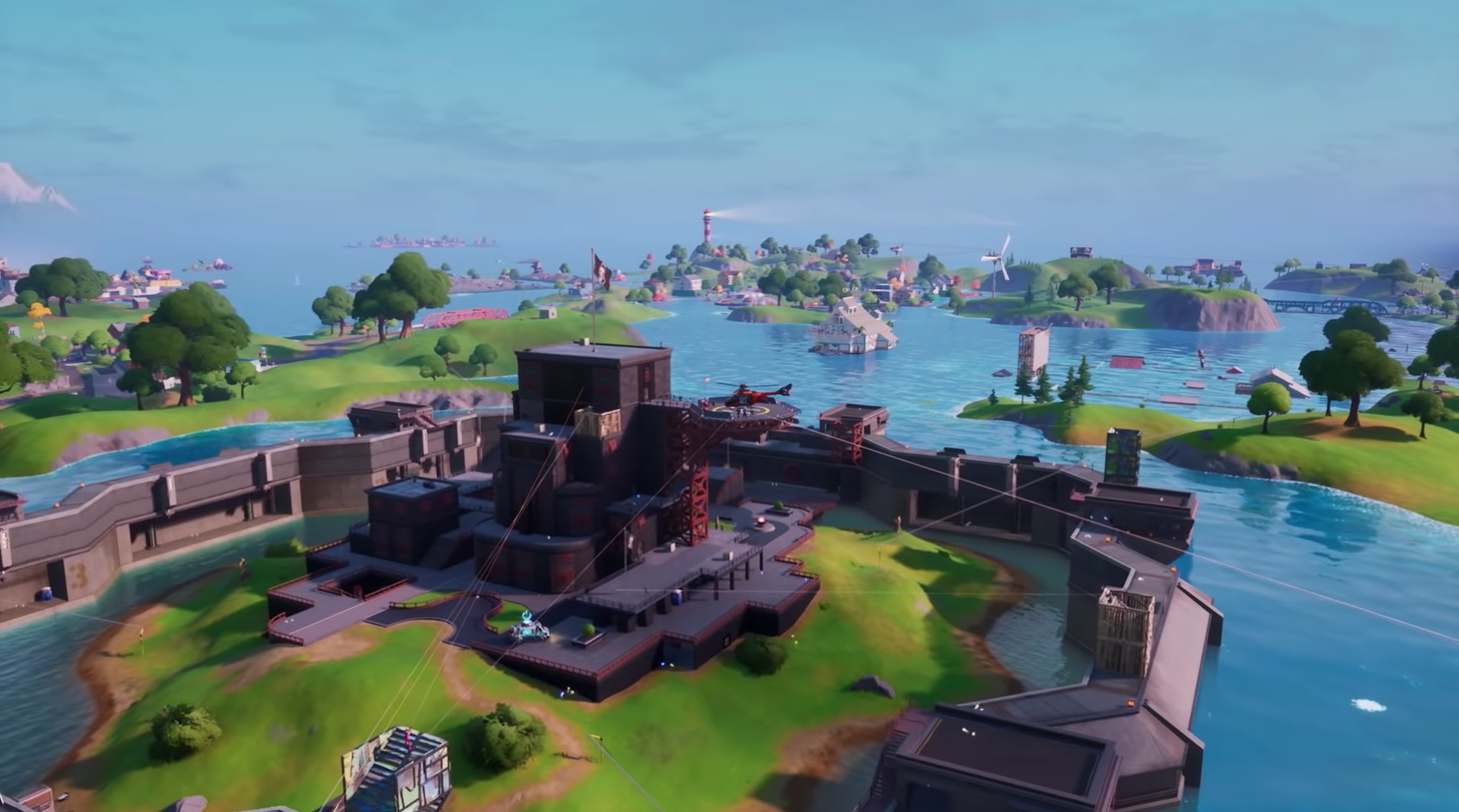 Fortnite, chapitre 2, saison 3 nouvelle map sous l