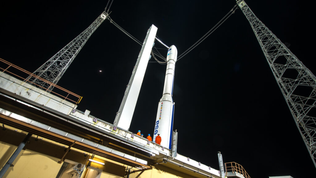 Une fusée Vega. // Source : ESA_events 
